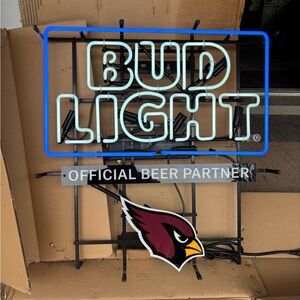 Bud Light Arizona Cardinals neon sign